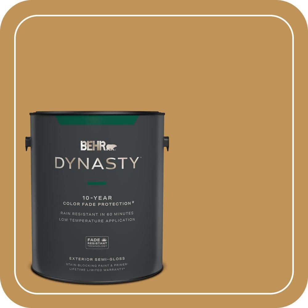 BEHR DYNASTY 1 gal. #T12-5 Lone Star Semi-Gloss Exterior Stain-Blocking Paint & Primer
