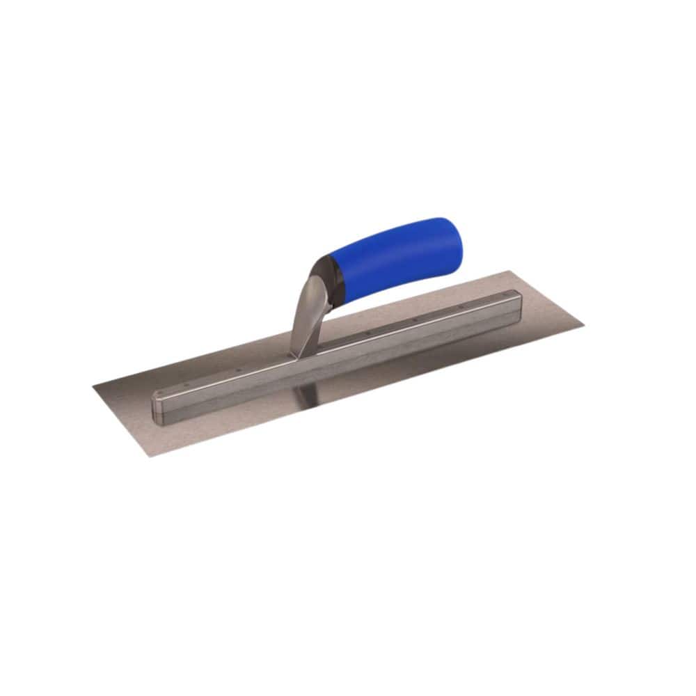 Bon Tool Bon 14 in. x 4 in. Concrete Finishing Trowel with Comfort Grip Handle