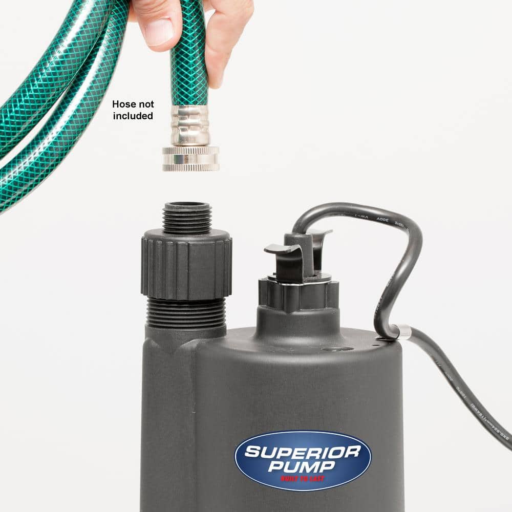 Superior Pump HP Submersible Thermoplastic Utility Pump (3)