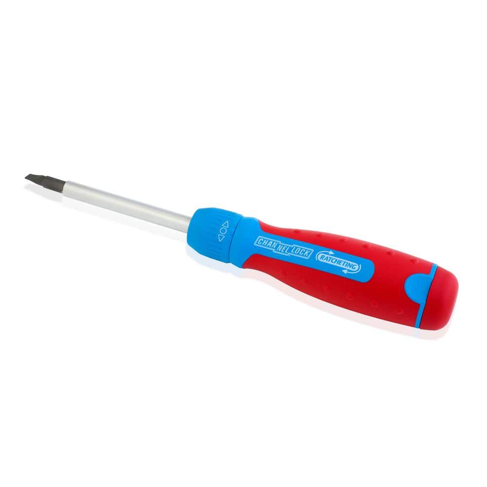 Channellock 13 N' 1 Racheting Screwdriver, CODE BLUE at Grip
