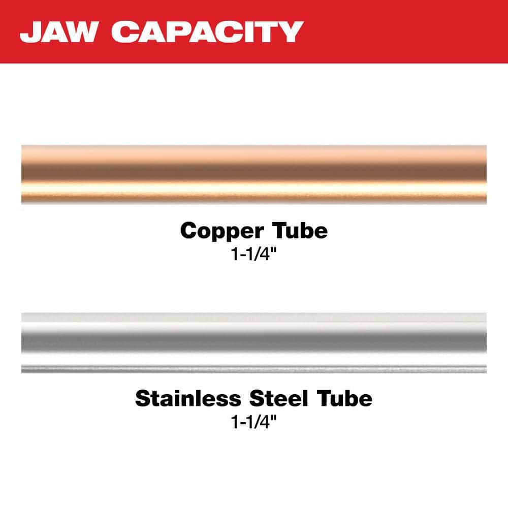 Milwaukee 1-1/4 in. CTS Copper Press Tool Jaw for M12 FORCE LOGIC Press Tools (3)