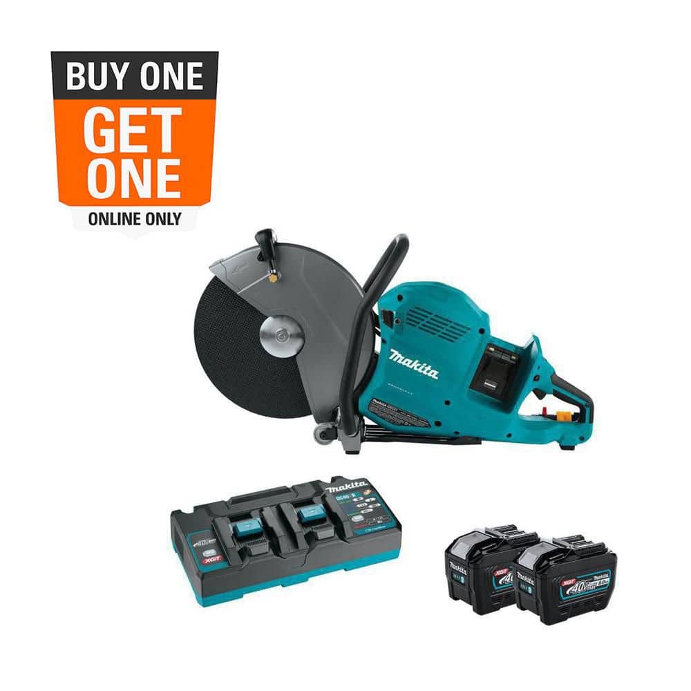 Makita 80V max (40V max X2) XGT Brushless Cordless 14 in. Power Cutter Kit (8.0Ah)