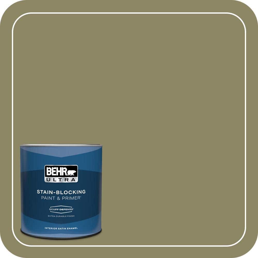 BEHR ULTRA 1 qt. #PPU9-23 Oregano Spice Extra Durable Satin Enamel Interior Paint & Primer