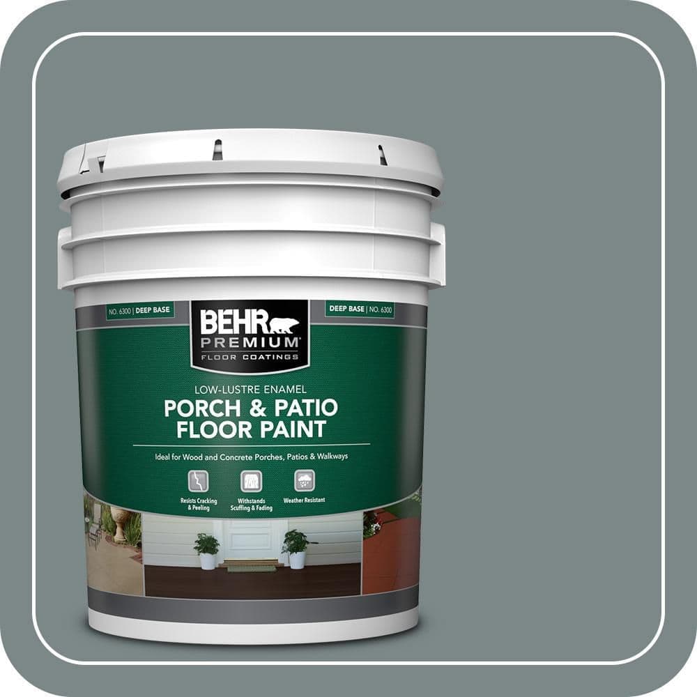BEHR PREMIUM #730F-5 Low-Lustre Enamel Interior/Exterior Porch and Patio Floor Paint (1)