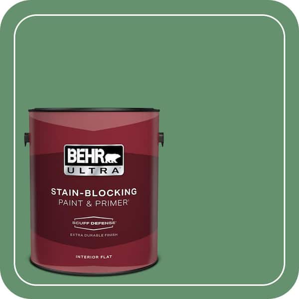 BEHR ULTRA 1 gal. #460D-6 Manchester Extra Durable Flat Interior Paint & Primer (2)