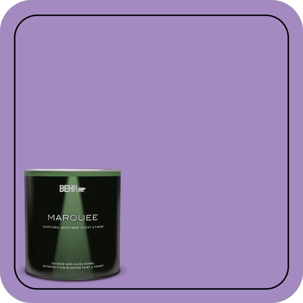 BEHR MARQUEE 1 qt. #P570-4 Classic Bouquet Semi-Gloss Enamel Exterior Paint & Primer (1)