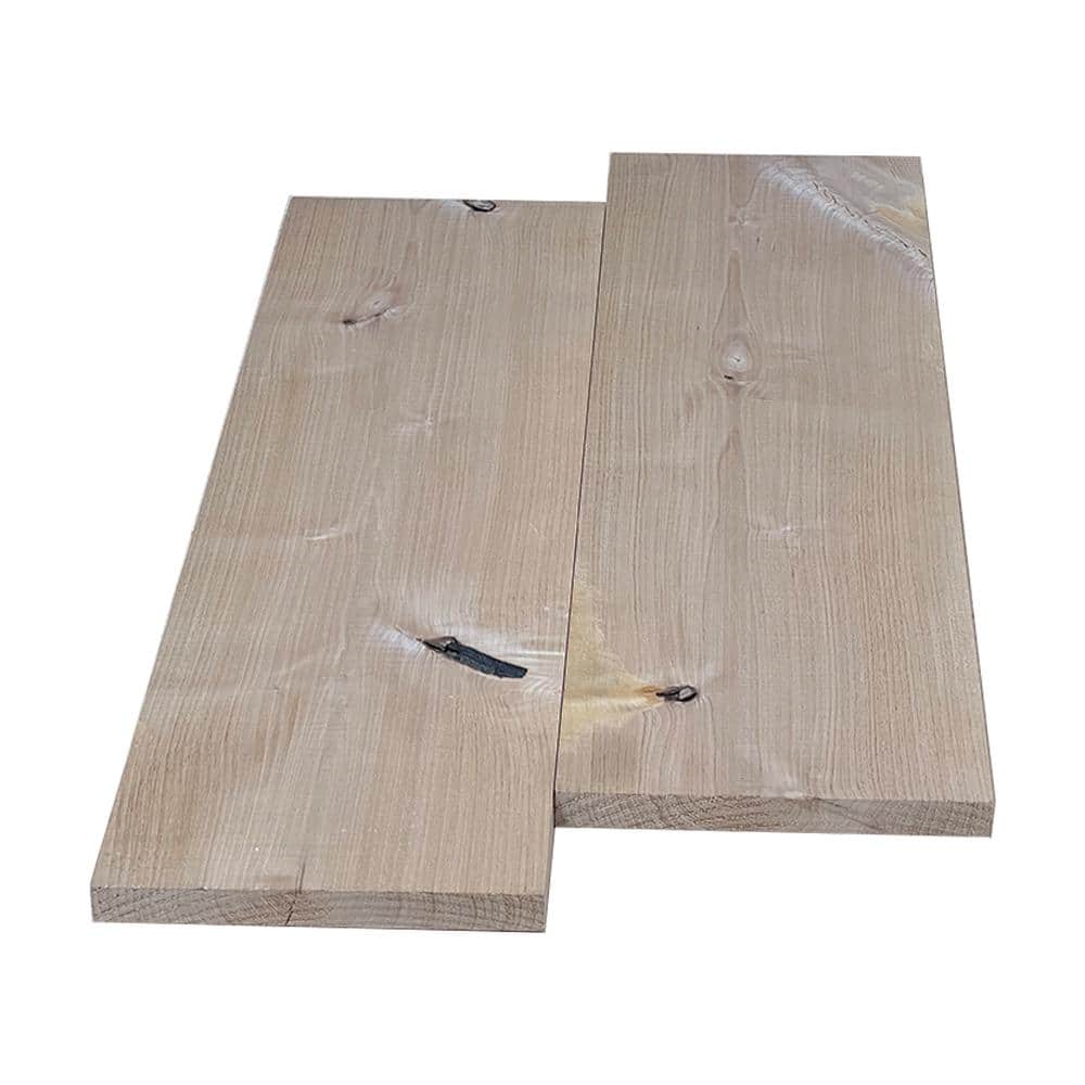 Swaner Hardwood 1 in. x 8 in. x 8 ft. Knotty Alder S4S Hardwood Board (2-Pack) (1)