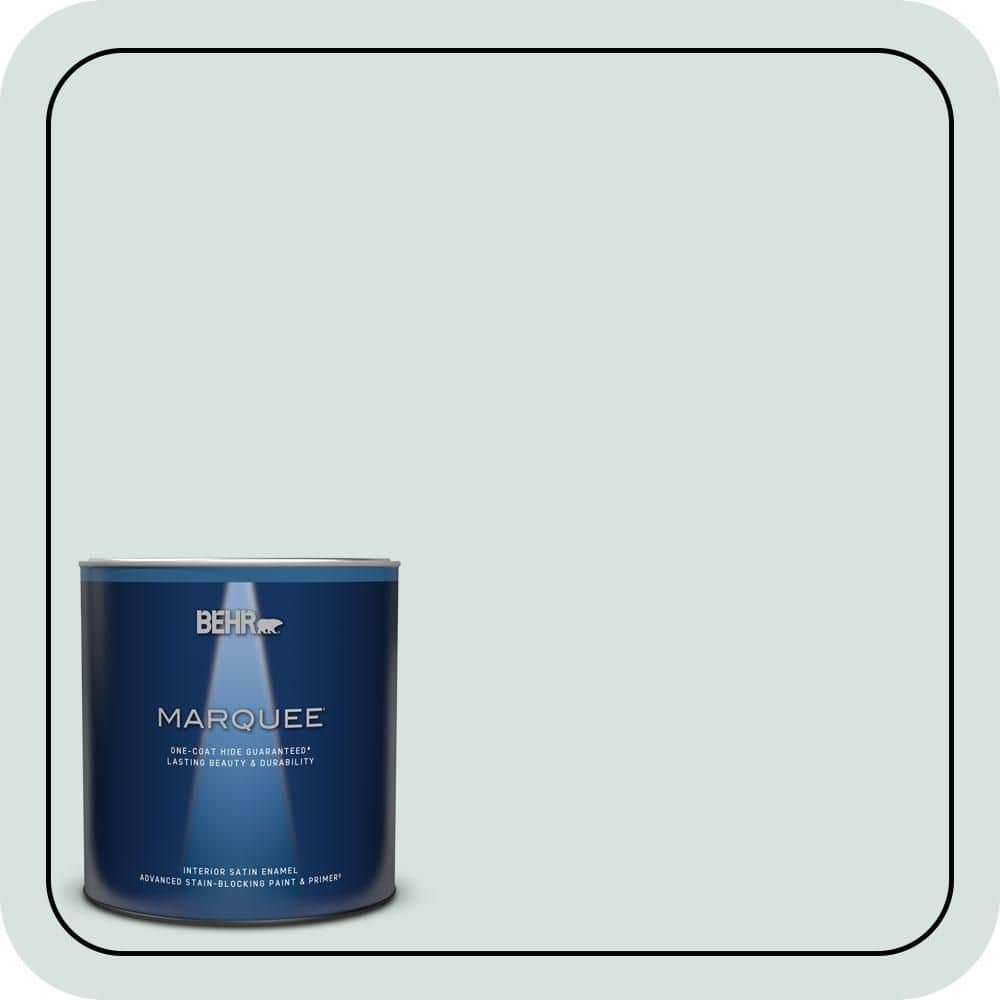 BEHR MARQUEE 1 qt. #N440-1 Streetwise Satin Enamel Interior Paint & Primer