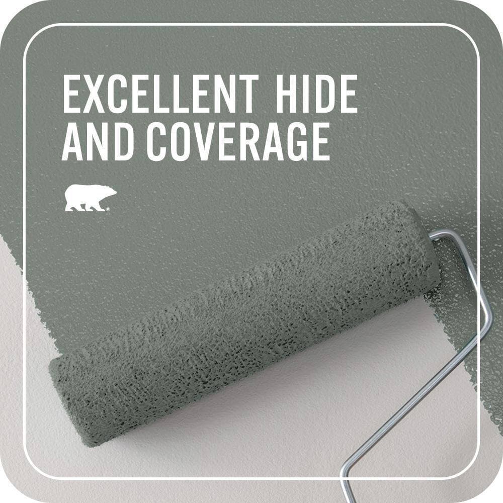 BEHR PREMIUM PLUS #700F-5 Wild Sage Interior/Exterior Paint & Primer Color Sample (4)