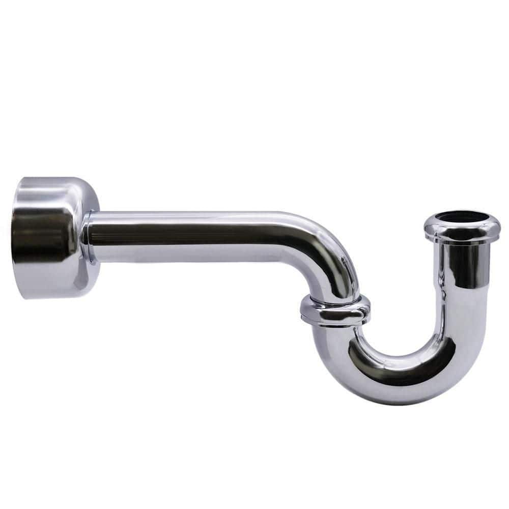 Westbrass Victorian Style Freestanding Pedestal Sink Kit with Supply Line, P-Trap and Cross Handle Angle Stops (4)