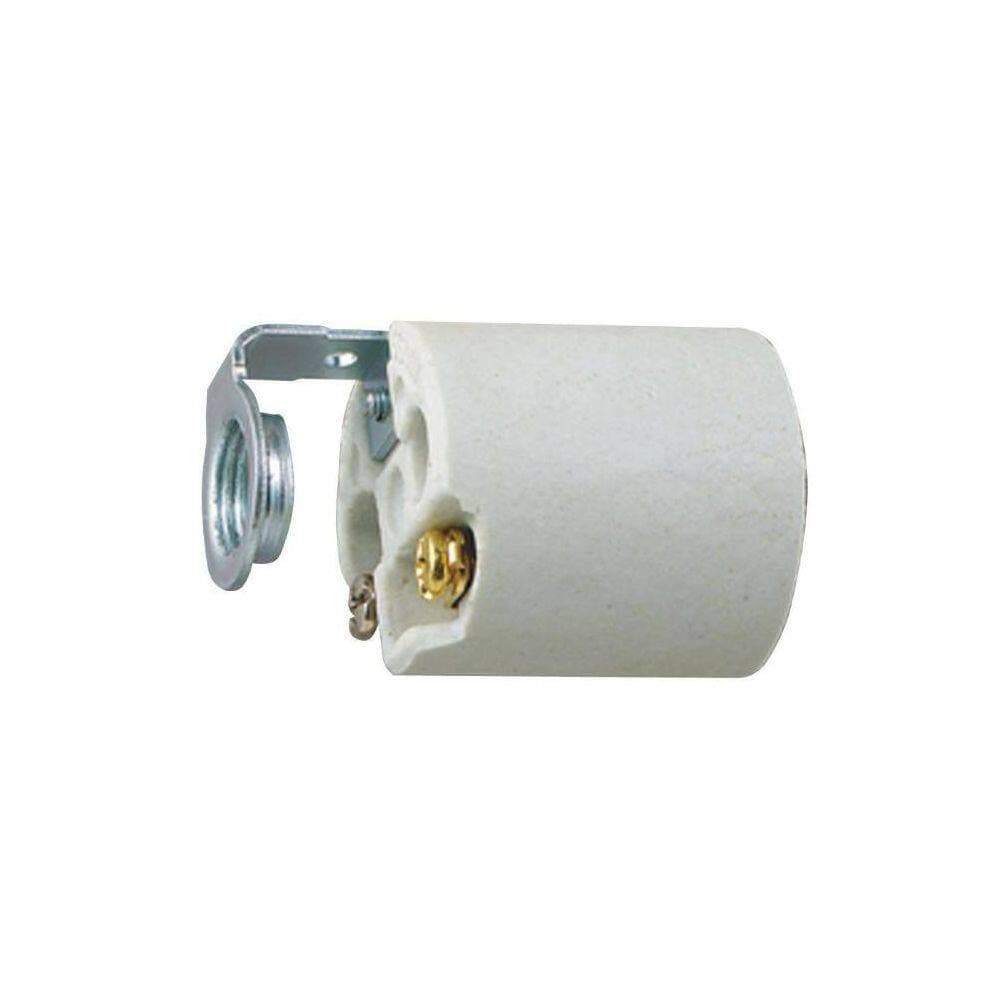 Bel Air Lighting 2-3/16 in. Porcelain Standard Base Fixture Socket with 1/4-IP Hickey Included (4)