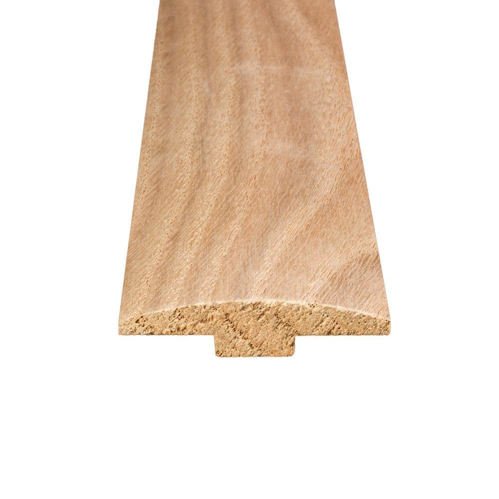 ROPPE Solid Hardwood Unfinished 0.28 in. T x 2 in. W x 78 in. L T-Molding (4)
