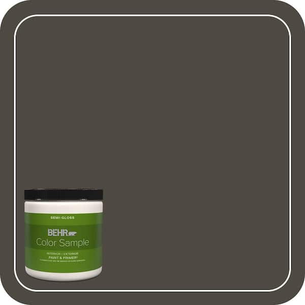BEHR PREMIUM PLUS 8 oz. #S-H-780 Thorny Branch Semi-Gloss Interior/Exterior Paint & Primer Color Sample (2)