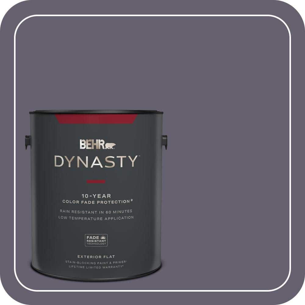 BEHR DYNASTY 1 gal. #N560-6 Fashionista Flat Exterior Stain-Blocking Paint & Primer
