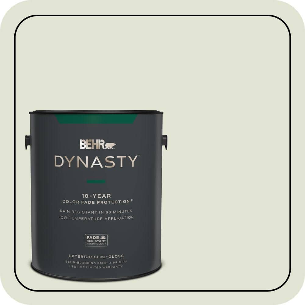 BEHR DYNASTY 1 gal. #MQ3-46 Folly Semi-Gloss Exterior Stain-Blocking Paint & Primer