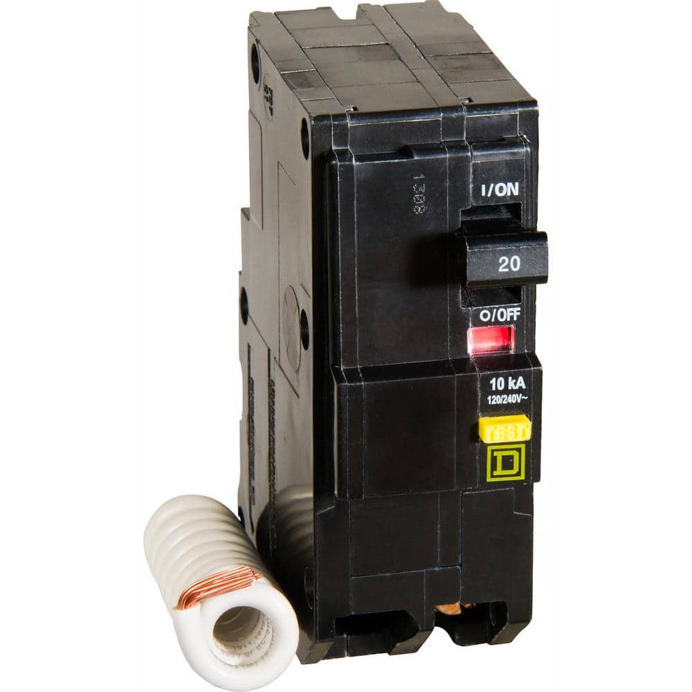 Square D QO 20-Amp 2-Pole GFCI Breaker (QO220GFIC)