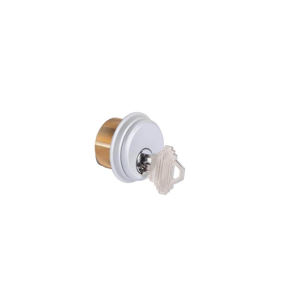 Global Door Controls 1-5/32 in. Brass Aluminum Keyed Alike Double Cylinder Mortise Lock for Adams Rite Type Storefront Door (2)
