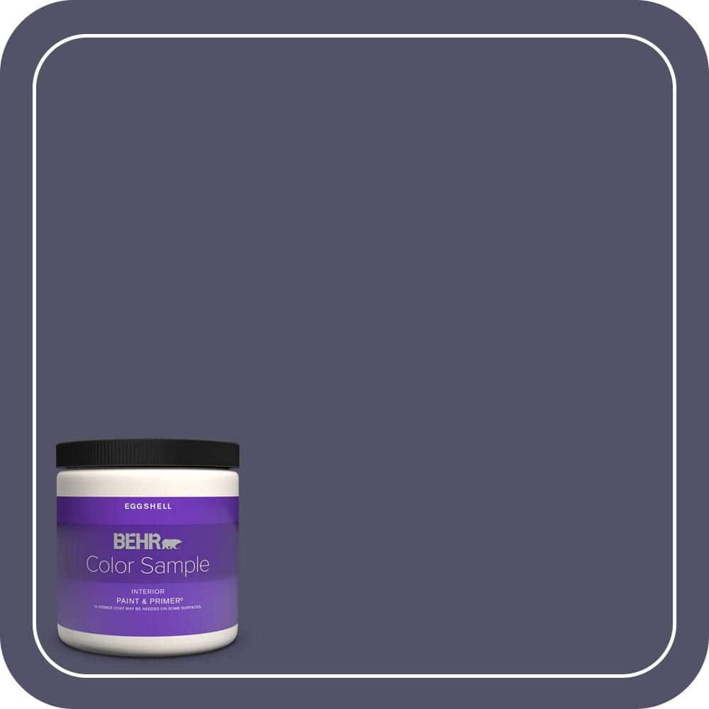BEHR PREMIUM PLUS #640F-7 Academy Purple Exterior Stain-Blocking Paint & Primer (1)