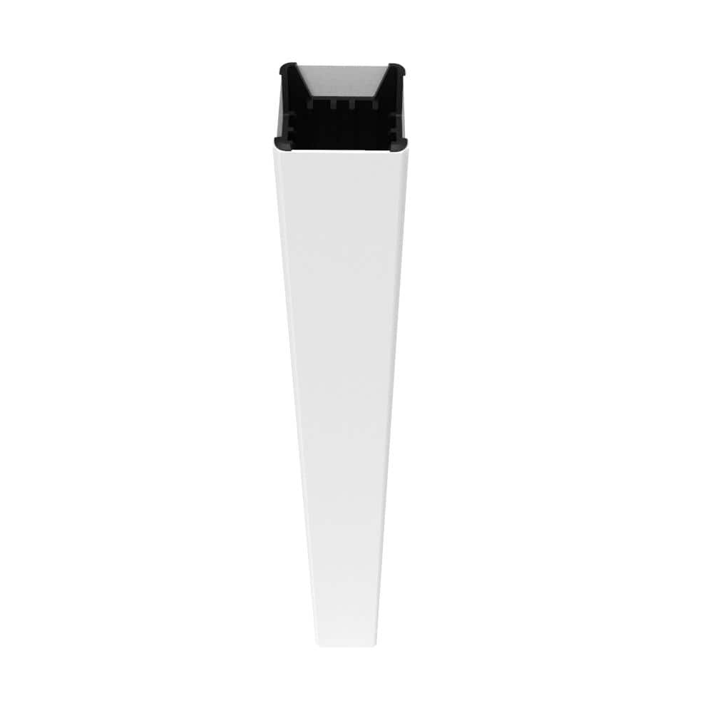 RDI Transform 5 in. x 5 in. x 54 in. Post Box in Satin White (1)