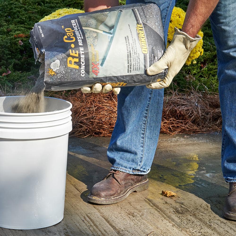 Quikrete 40 lbs. Re-Cap Concrete Resurfacer (3)