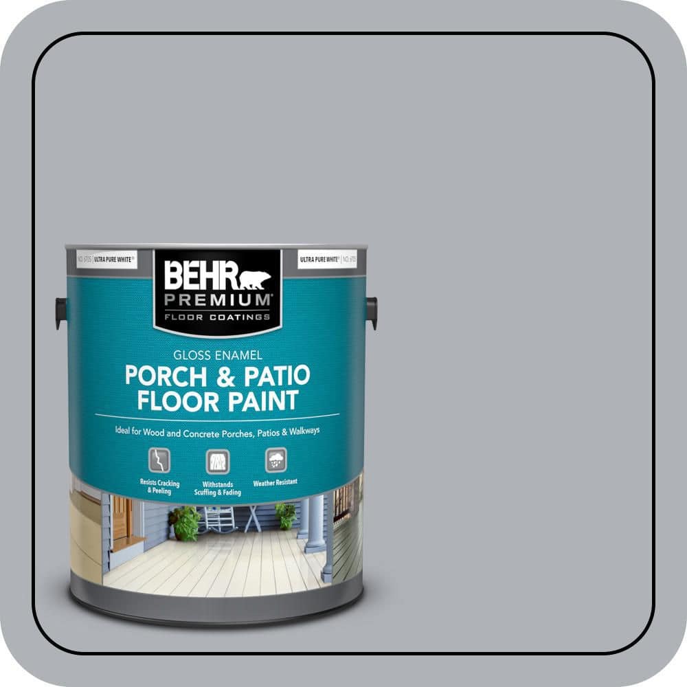 BEHR PREMIUM 1 gal. #N510-3 Stargazer Gloss Enamel Interior/Exterior Porch and Patio Floor Paint