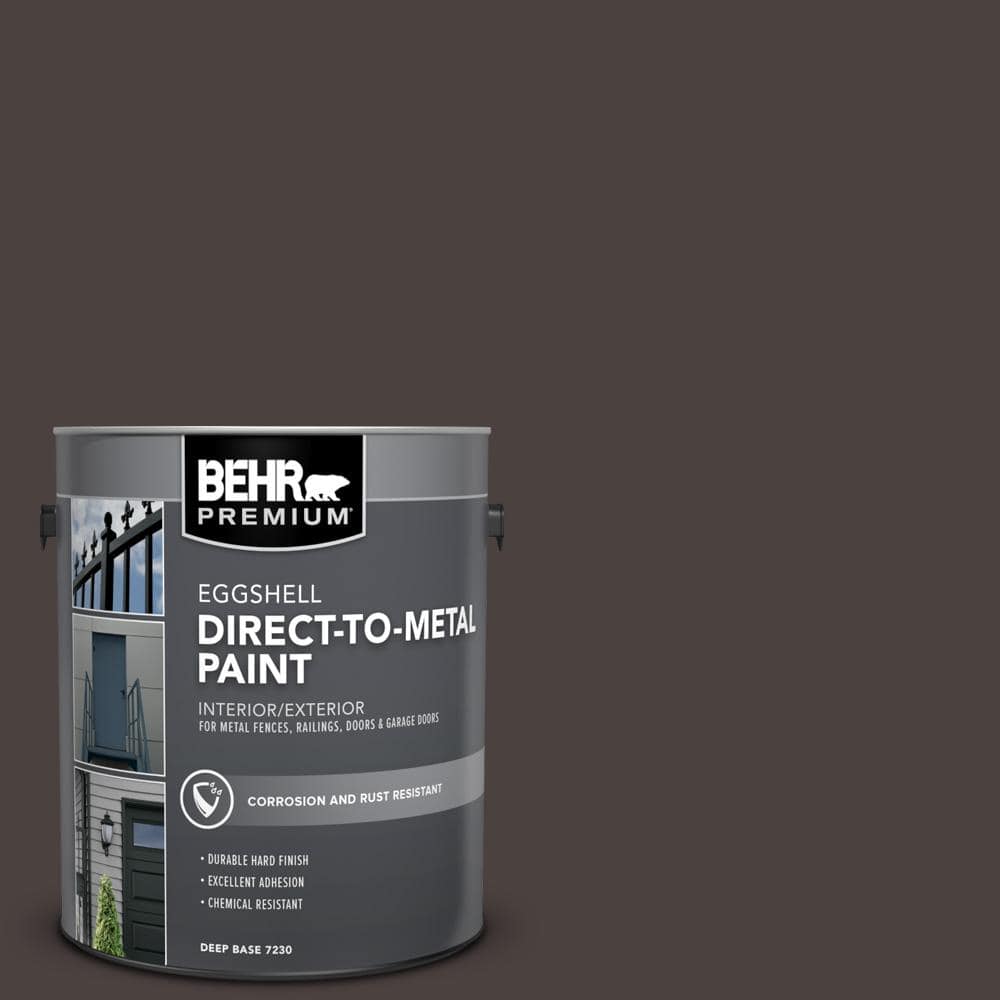 BEHR PREMIUM 1 gal. #PPU5-20 Sweet Molasses Eggshell Direct to Metal Interior/Exterior Paint (1)
