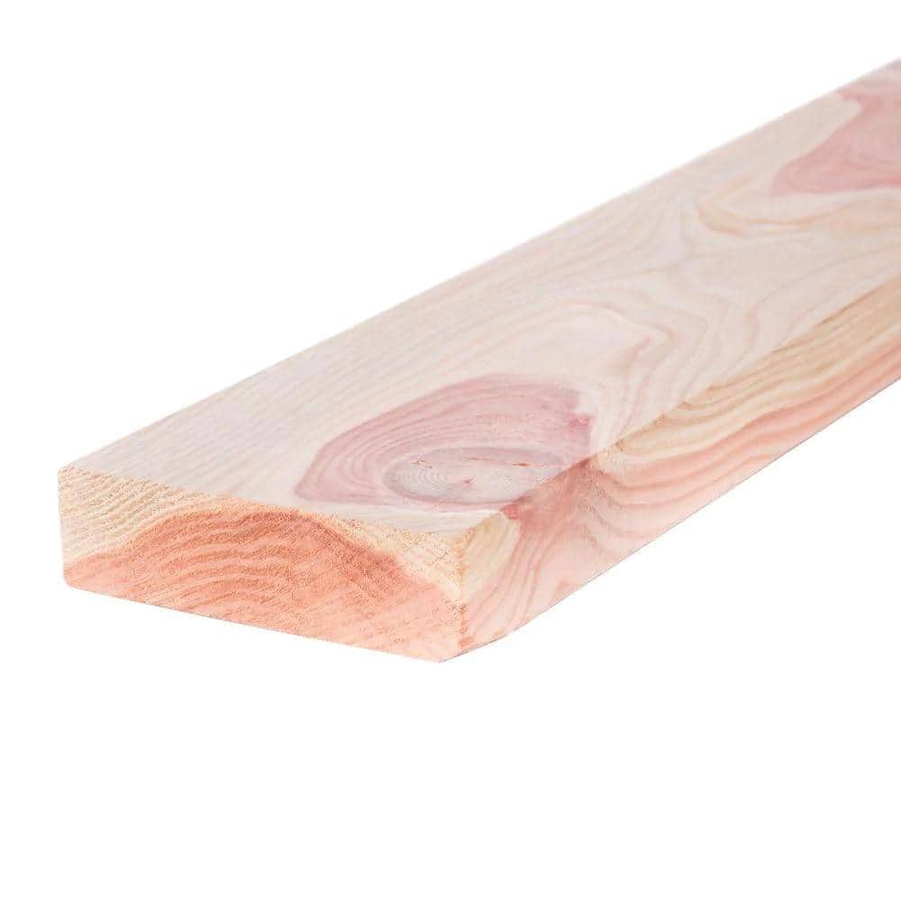 Mendocino Forest Products 2 in. x 4 in. x 12 ft. Construction Common Redwood Board (2)