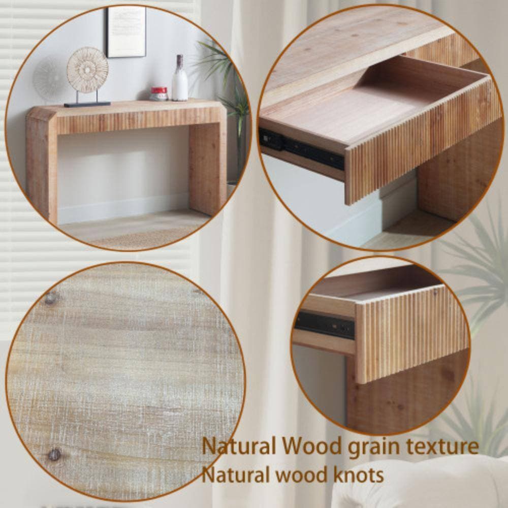 Unbranded 51.8 in. W x 15 in. D x 31.5 in. H Bathroom Brown Linen Cabinet (3)