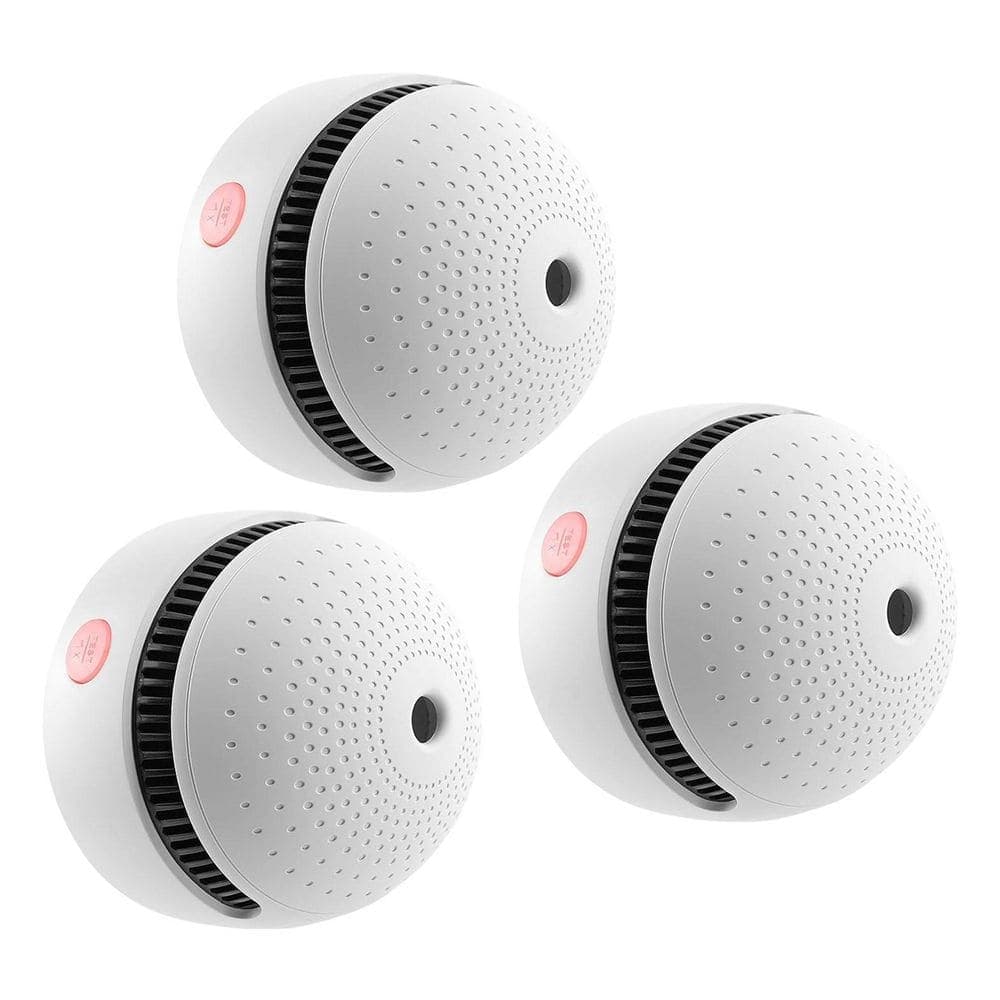 Unbranded Smoke Detector Alarm Smart Wi-Fi App Notification Mini Size Home RV Accessory 3 Pack (3-Pack)