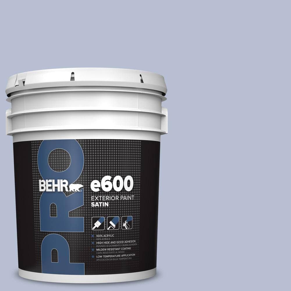BEHR PRO 5 gal. #PPU15-15 Sweet Juliet Satin Exterior Paint