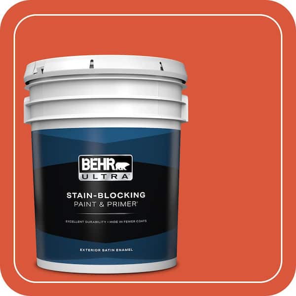 BEHR PREMIUM PLUS #HDC-MD-10G Mod Orange Enamel Low Odor & Primer (3)