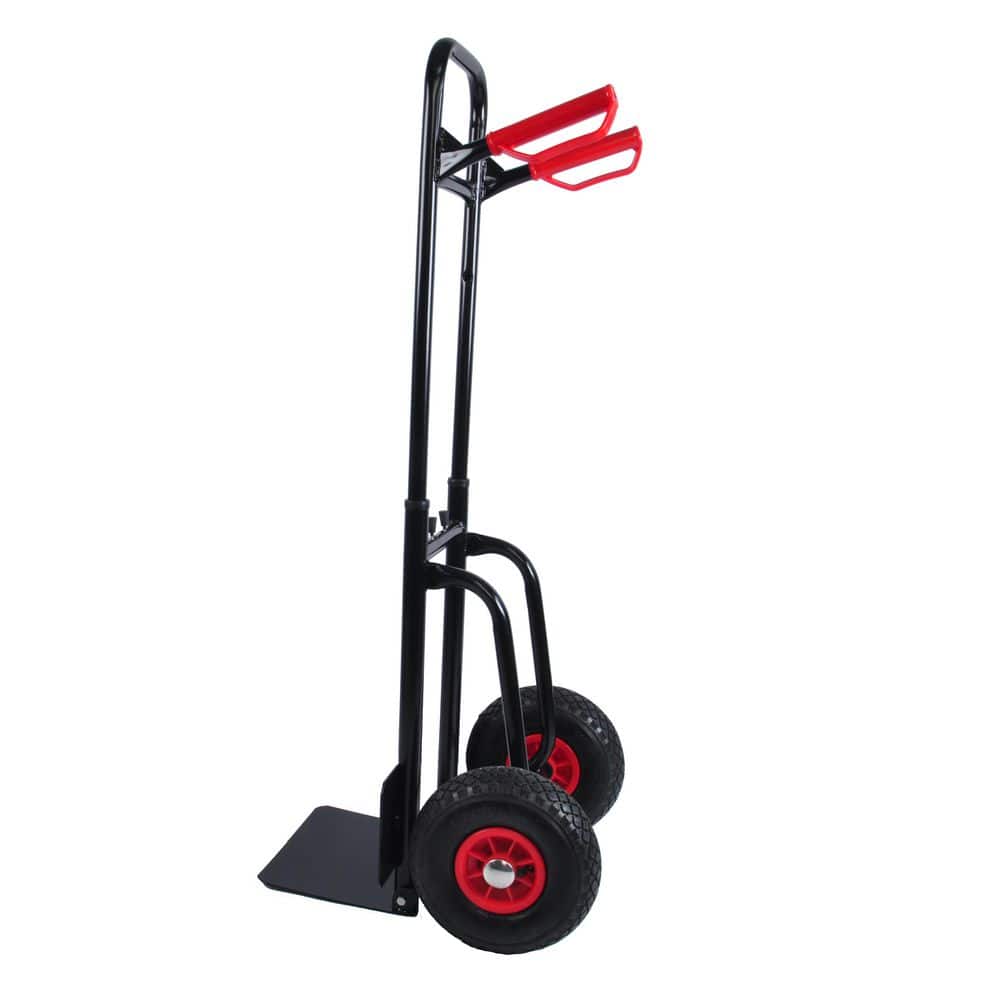 Unbranded 330 lbs. Heavy Duty Handle Hand Truck with 10 in. Rubber Wheels for Moving/Warehouse/Garden/Grocery (1)