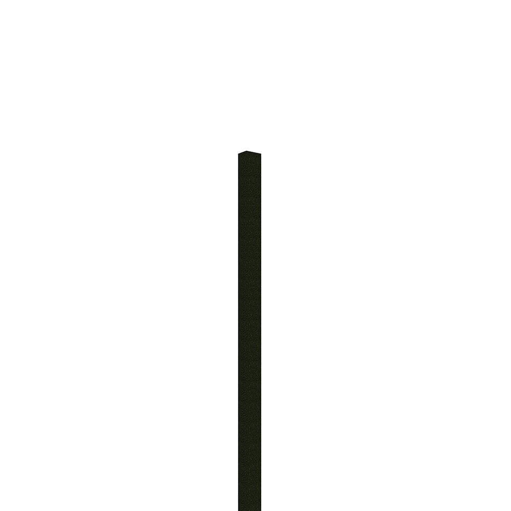 Colonial Elegance Knuckle Iron Blauster Square 3/8 in. x 3/8 in. x 41 1/2 in. 1-Ornament Hammered Black (20-Pack) (3)