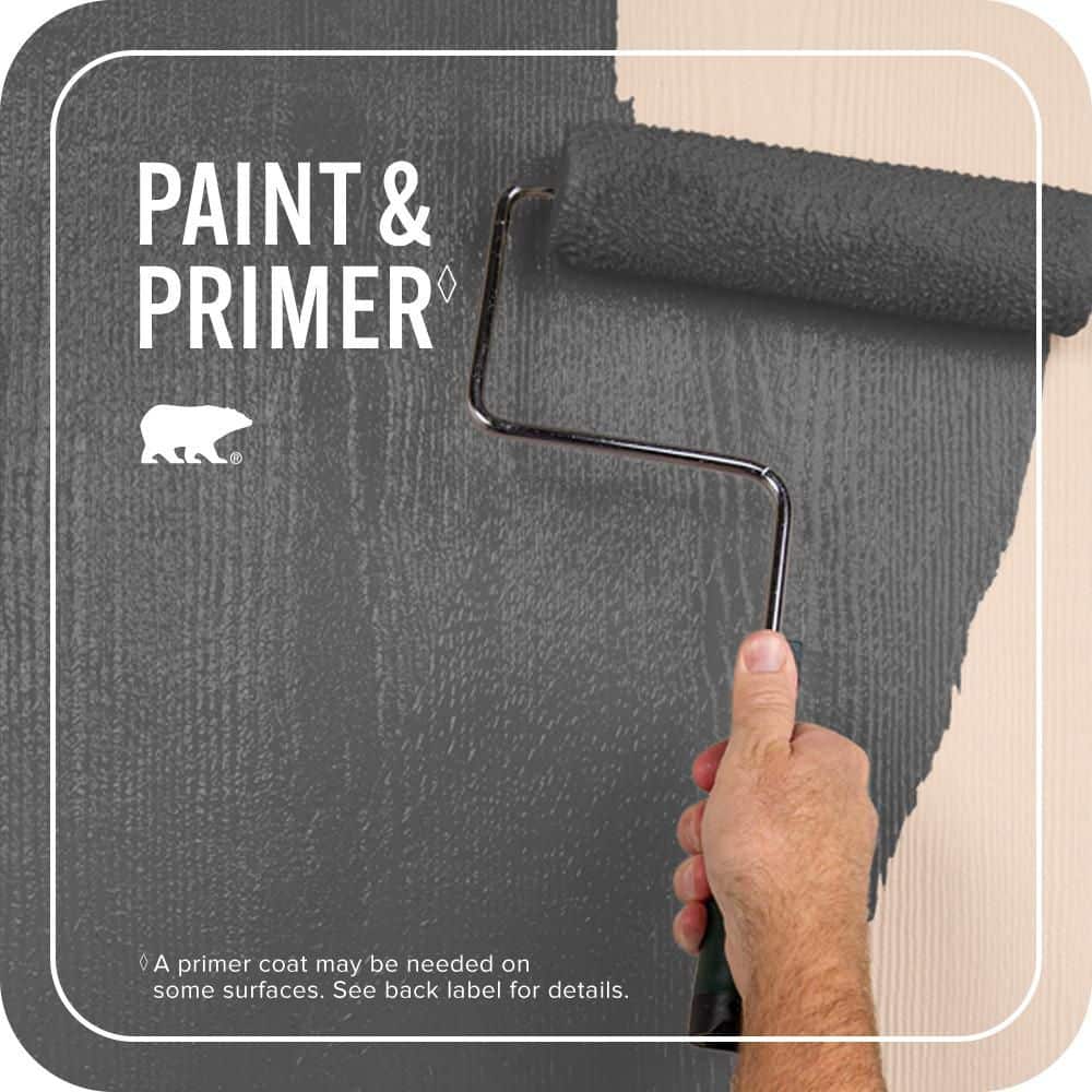 BEHR PREMIUM PLUS 5 gal. #PPU24-22 Shadow Mountain Satin Enamel Exterior Paint & Primer (3)