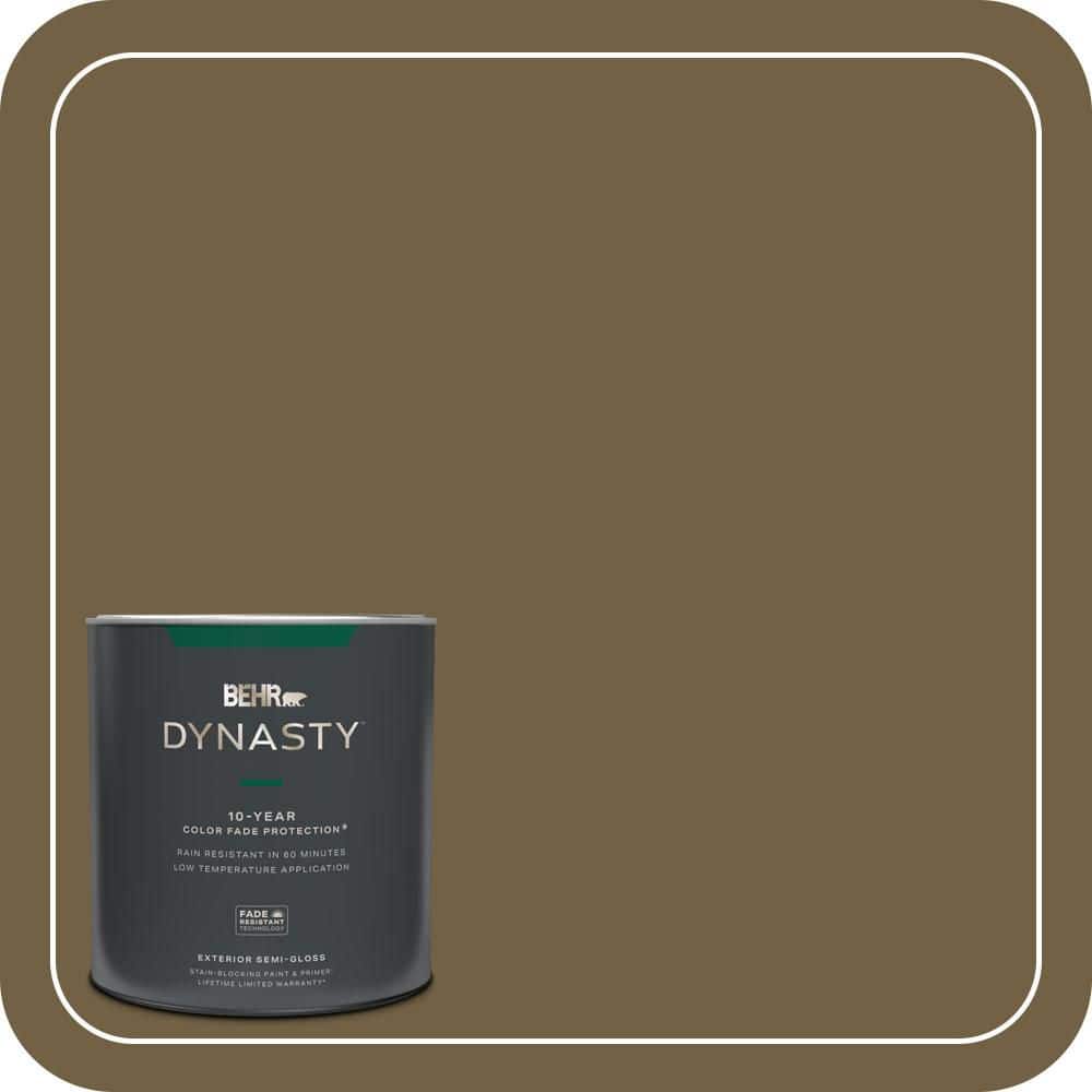 BEHR DYNASTY 1 qt. #PPU7-02 Tree Swing Semi-Gloss Exterior Stain-Blocking Paint & Primer