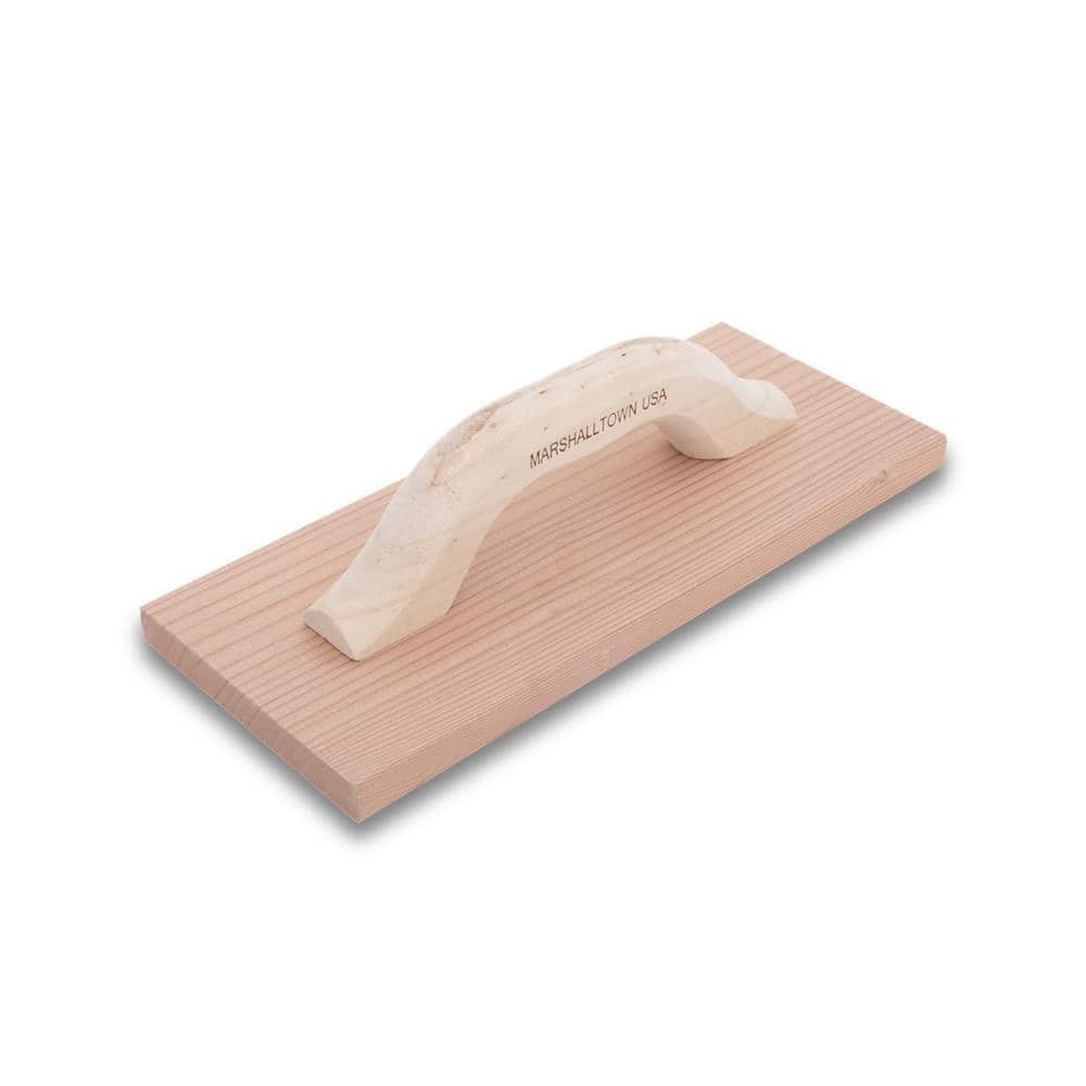 MARSHALLTOWN 12 in. x 5 in. Redwood Float - 3/4 in. Thick