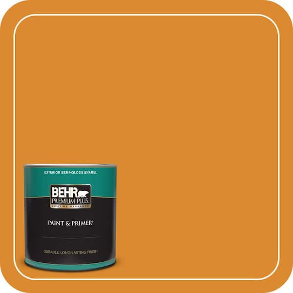BEHR PREMIUM PLUS #280B-7 Status Bronze Enamel Interior/Exterior Paint & Primer Color Sample (3)