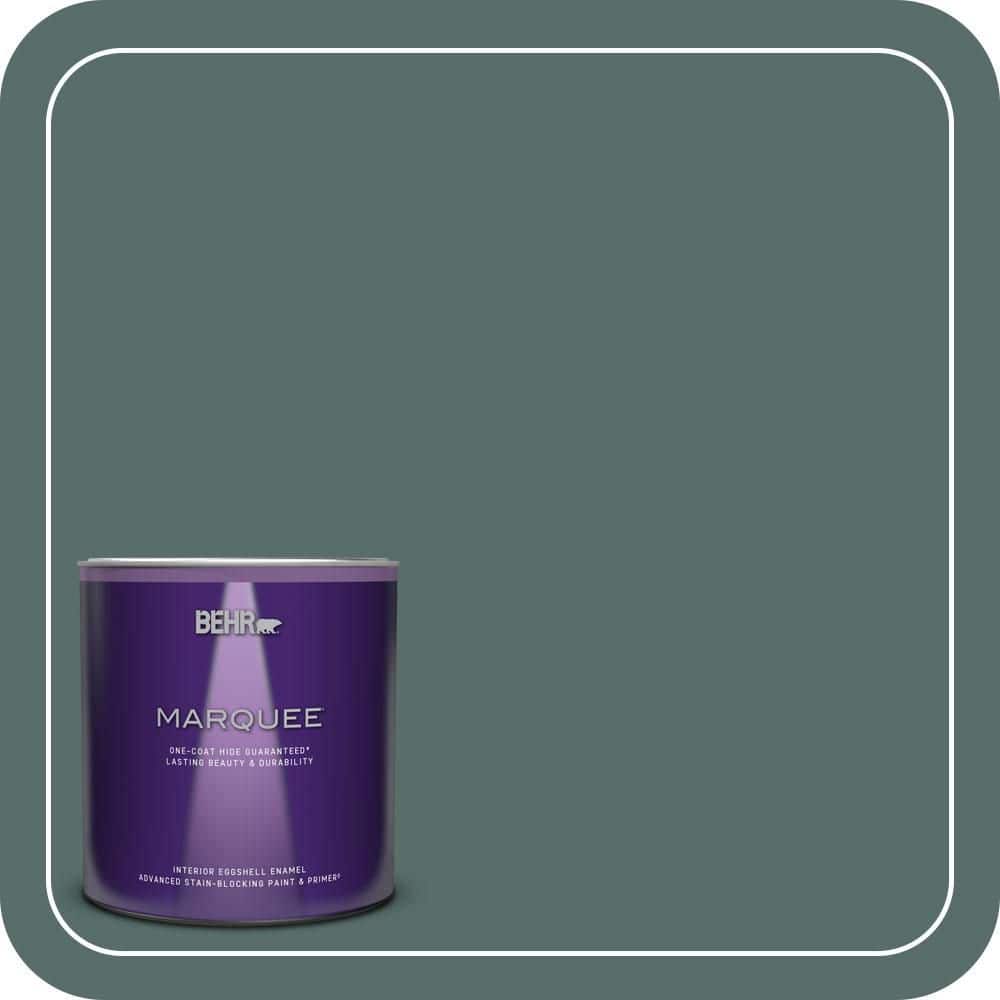 BEHR MARQUEE 1 qt. #N430-6 Meteorological One-Coat Hide Eggshell Enamel Interior Paint & Primer