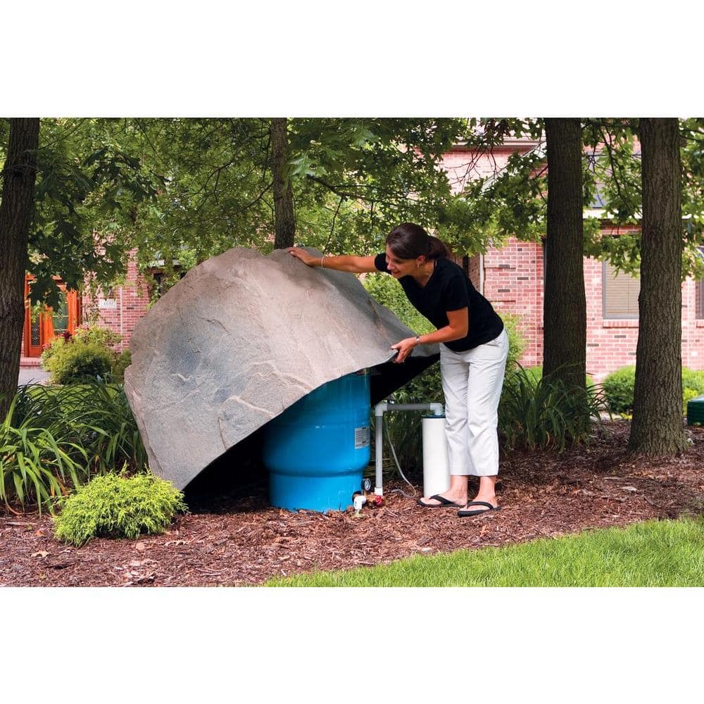 Dekorra 60 in. L x 48 in. W x 41 in. H Extra Large Plastic Cover in Gray (2)