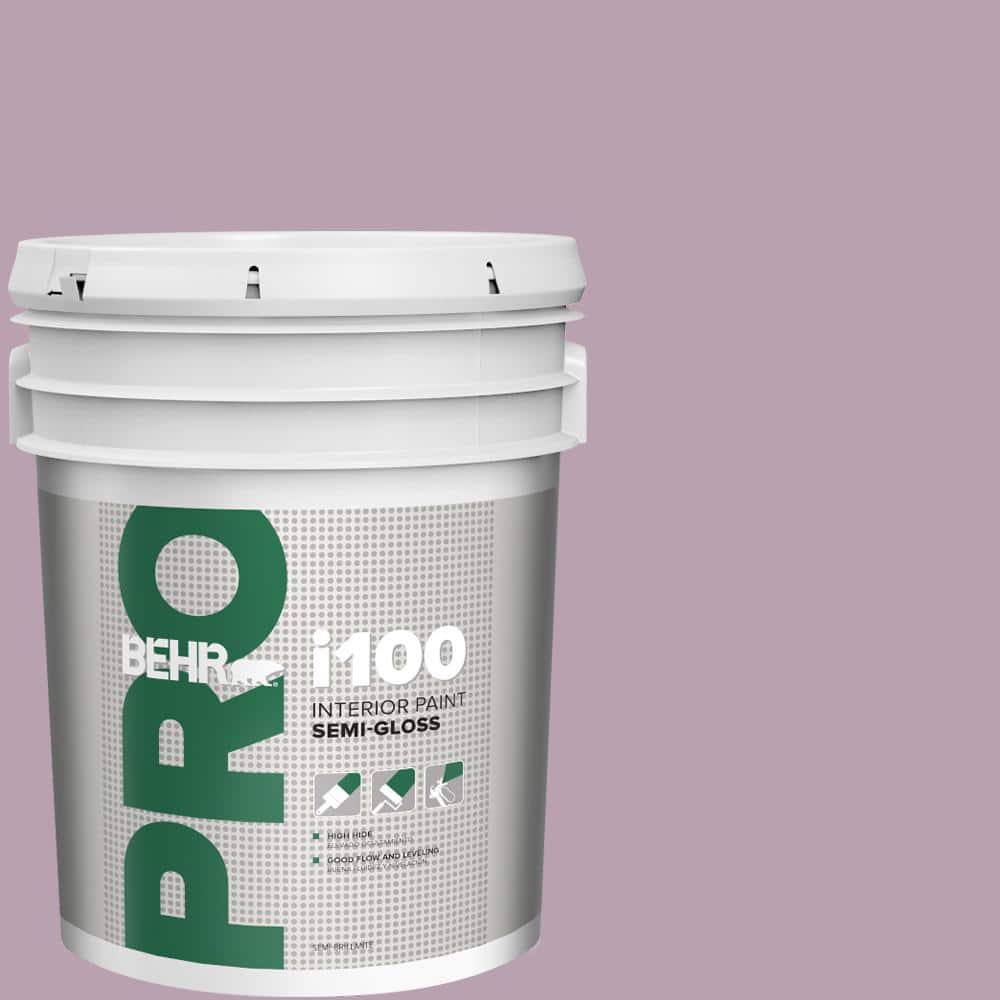 BEHR PRO 5 gal. #S110-4 Highland Thistle Semi-Gloss Interior Paint