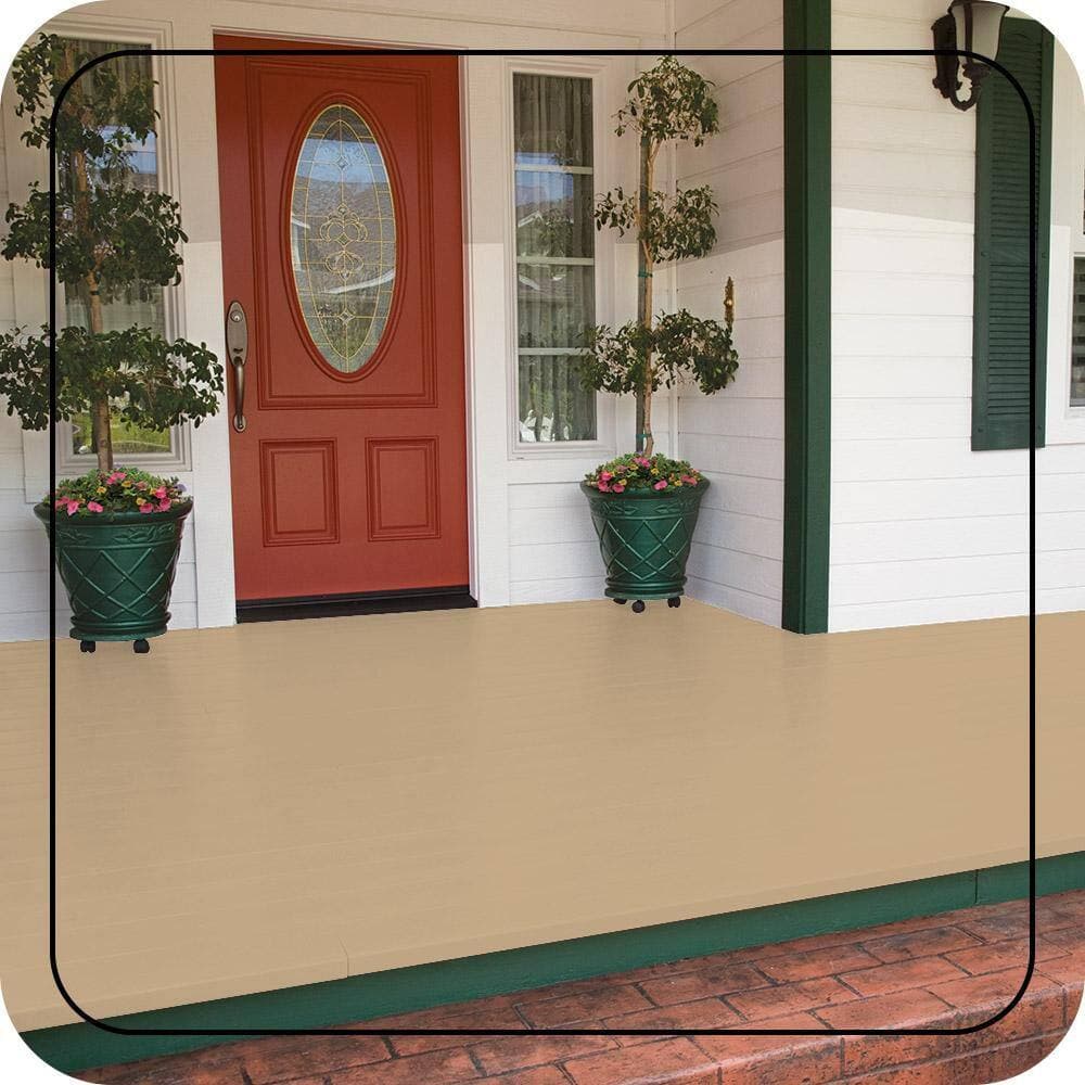 BEHR PREMIUM #PPU4-15 Low-Lustre Enamel Interior/Exterior Porch and Patio Floor Paint (2)