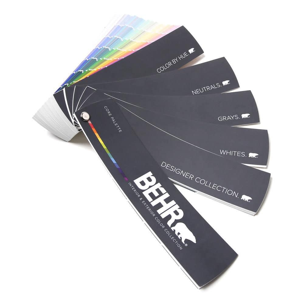BEHR 2 in. x 9 in. x 3 in. 1606-Color Fan Deck