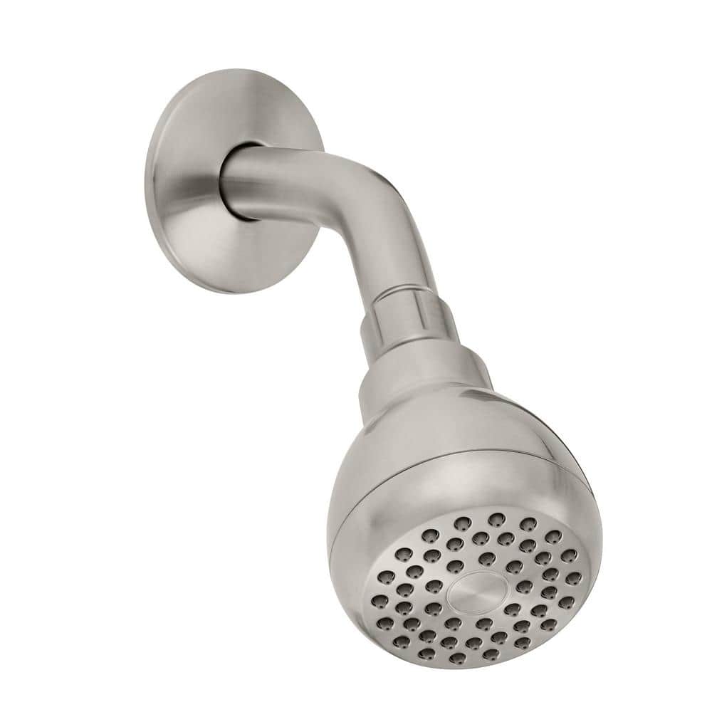 Glacier Bay Builders Single Handle 1-Spray Tub and Shower Faucet 1.8 GPM in Brushed Nickel (Valve Included) (4)