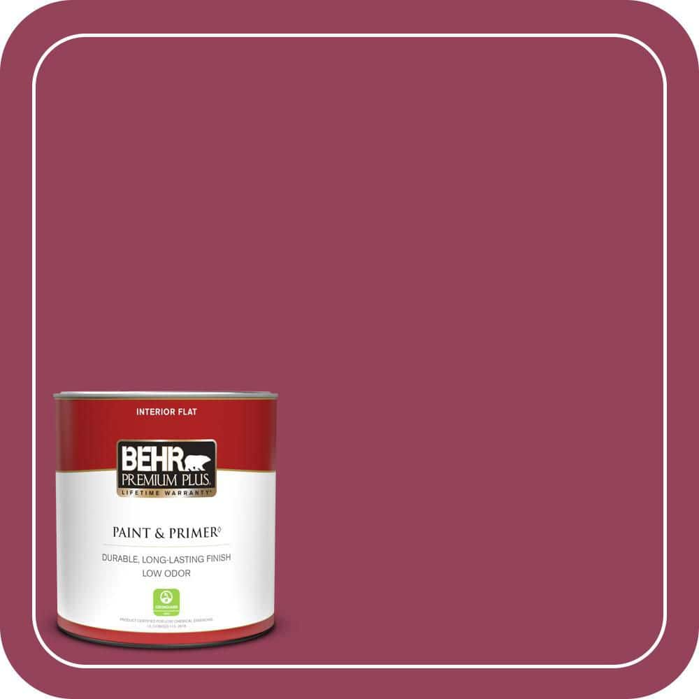 BEHR PREMIUM PLUS #110B-7 Raspberry Pudding Enamel Low Odor & Primer