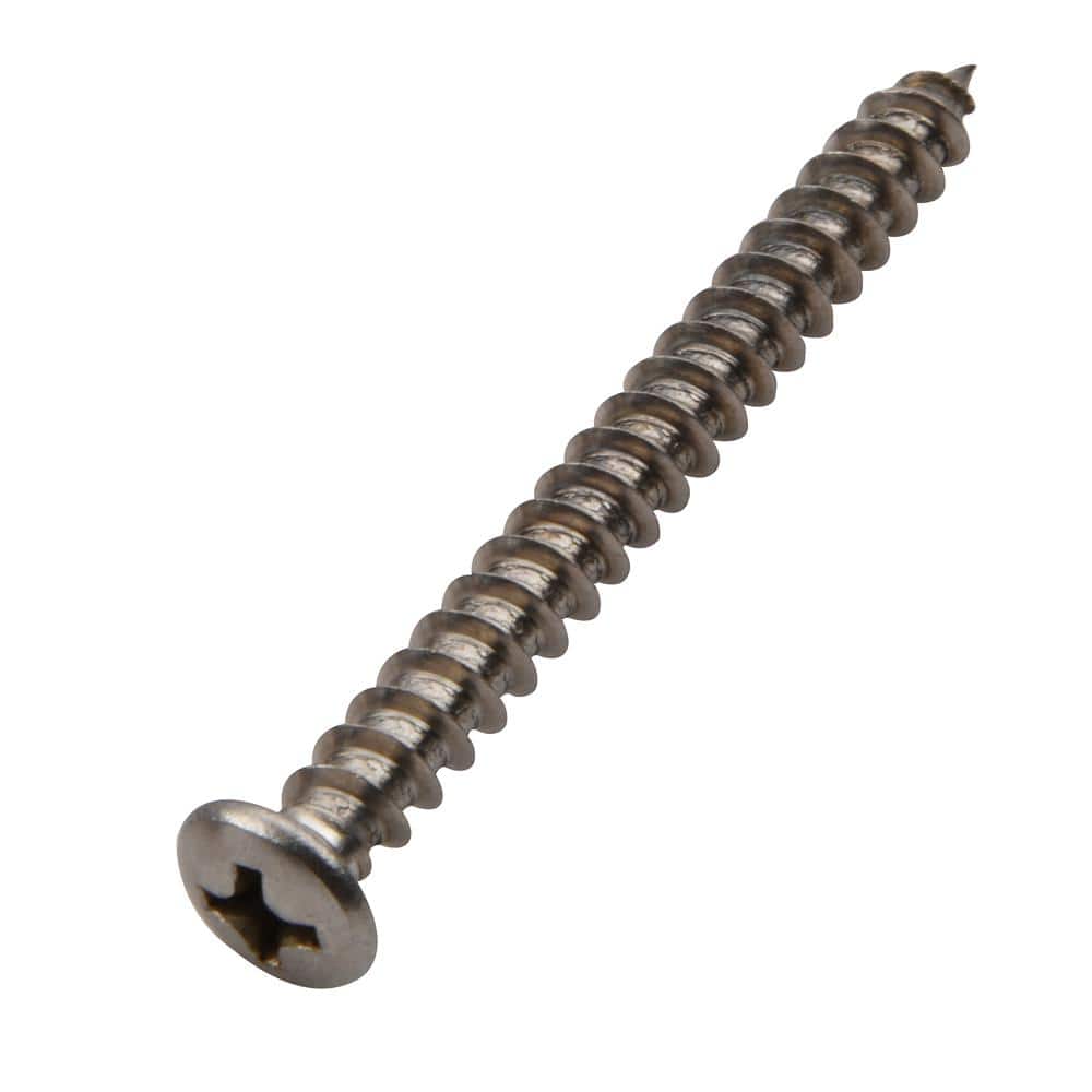 Glacier Bay 21/64 in. O.D. x 2 in. Exposed Screw Grab Bar Wood Screw (1)