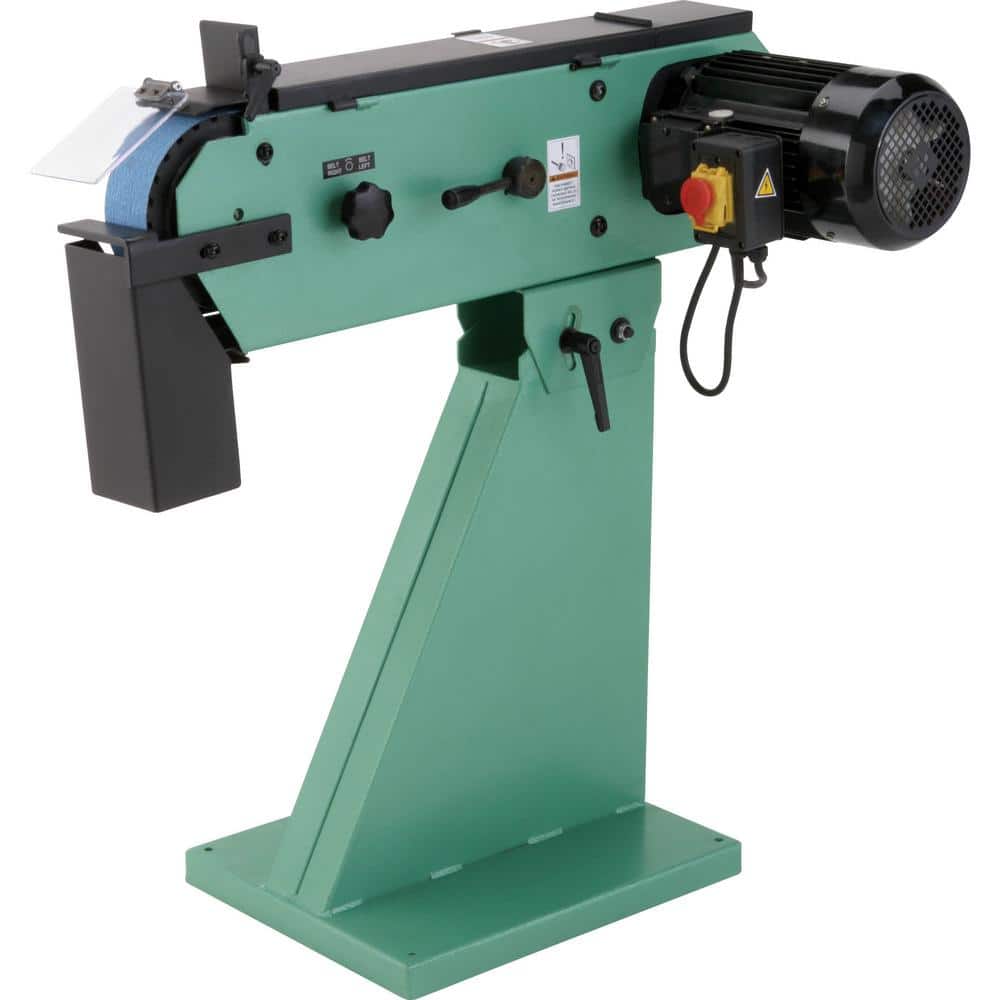 Grizzly Industrial 3 in. x 79 in. 2-Wheel Metal Belt Grinder/Sander (3)