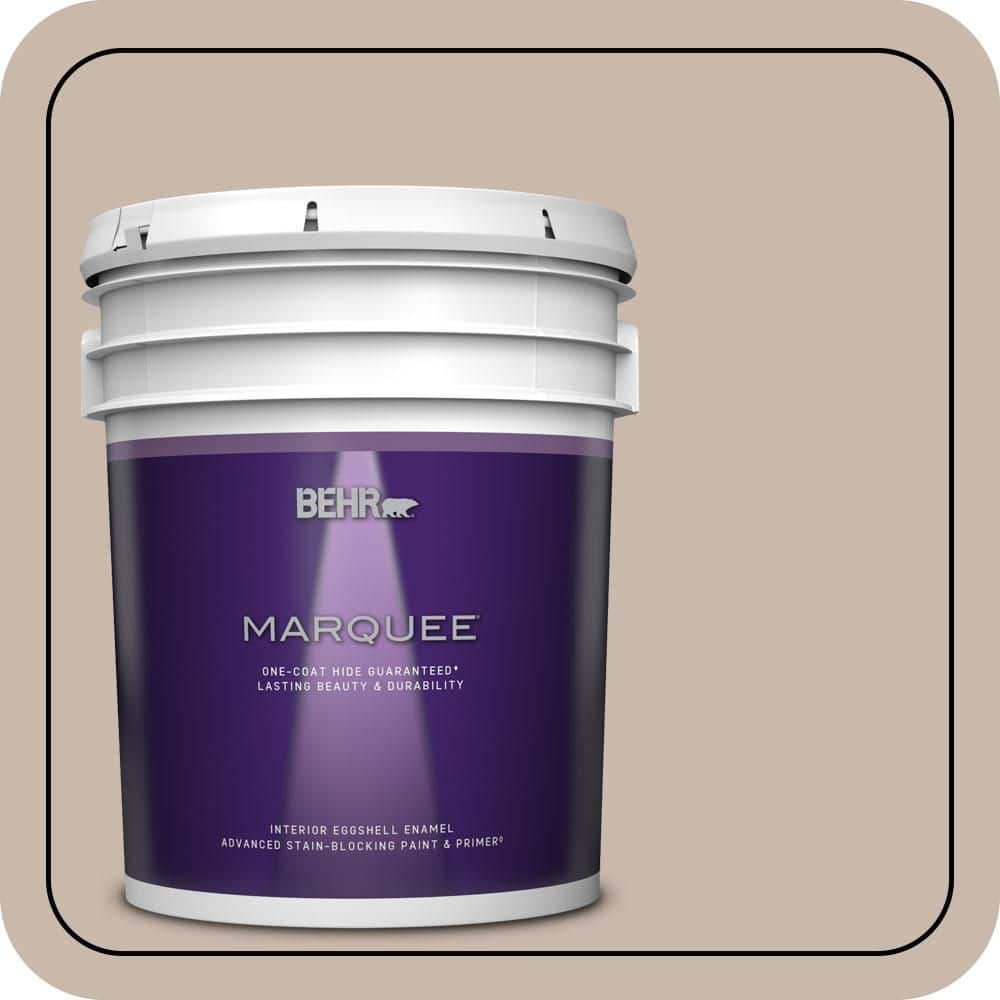 BEHR MARQUEE 5 gal. #N230-3 Armadillo One-Coat Hide Eggshell Enamel Interior Paint & Primer