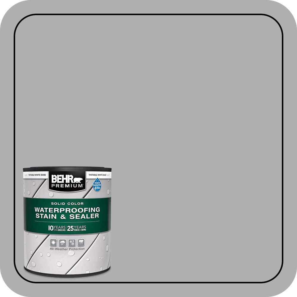BEHR PREMIUM 1 qt. #780F-4 Sparrow Solid Color Waterproofing Exterior Wood Stain and Sealer (1)