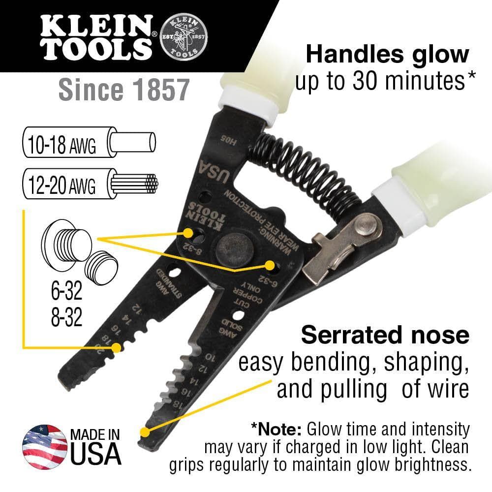 Klein Tools High-Visibility Klein-Kurve Wire Stripper/Cutter (2)
