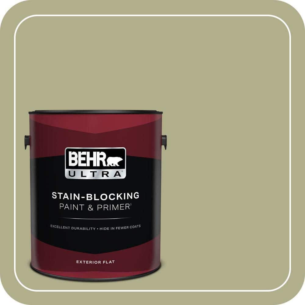 BEHR ULTRA 1 gal. #PPU9-21 Sanctuary Flat Exterior Paint & Primer